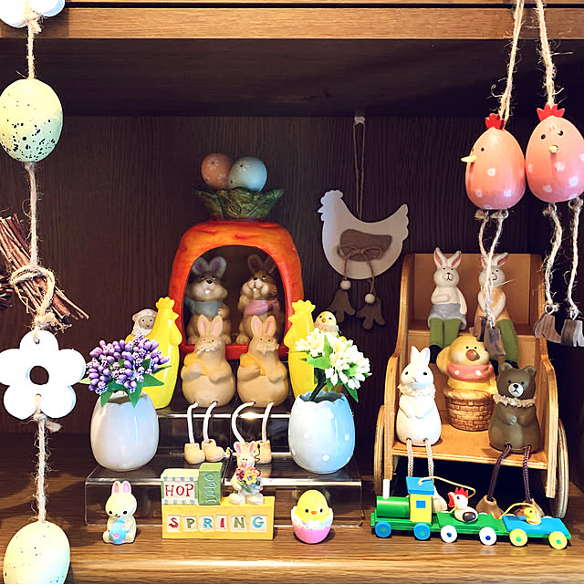 seria/イースター雑貨/イースターディスプレイ/りんごが大好き♡/アメリカンカントリーが好き♡...などのインテリア実例 - 2022-03-10 16:01:41