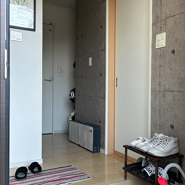 k----....の-コンソールテーブル アルコールテーブル 玄関 消毒台 アルコール台 アルコール置き マスク置き 小物置き 置き おしゃれ インダストリアル ヴィンテージ スリム コンパクトの家具・インテリア写真