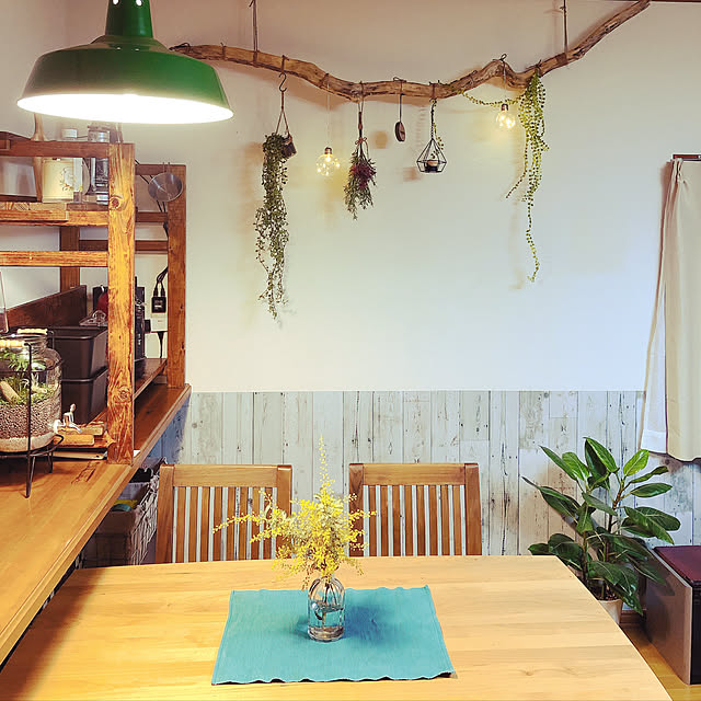 DIY/セリア/観葉植物/カフェ風/リビングのインテリア実例 - 2020-03-13 08:14:03