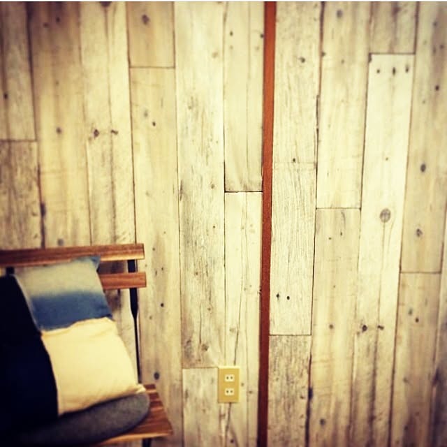 壁/天井/壁紙屋本舗/壁紙/DIY/IKEA...などのインテリア実例 - 2015-03-09 21:10:59