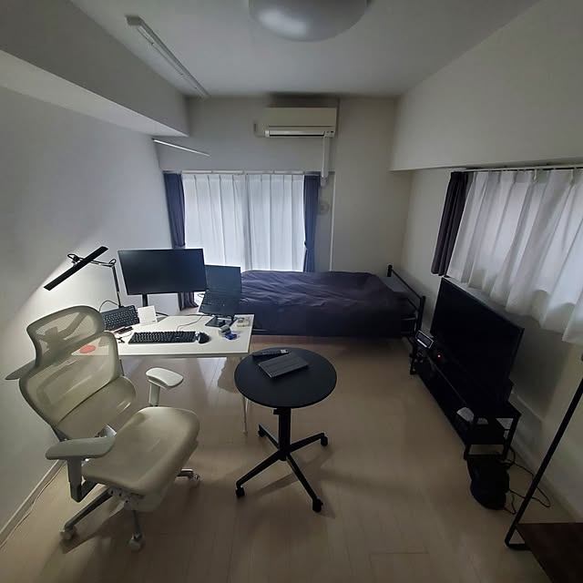 部屋全体/ひとり暮らし/一人暮らし/すっきりとした暮らし/すっきり暮らす...などのインテリア実例 - 2026-07-06 07:56:05