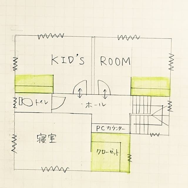 部屋全体/間取り図/北欧大好きのインテリア実例 - 2016-09-02 10:44:32