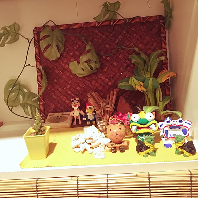 玄関/入り口/ハンドメイド/雑貨/ドライフラワー/植物...などのインテリア実例 - 2015-01-23 23:15:06