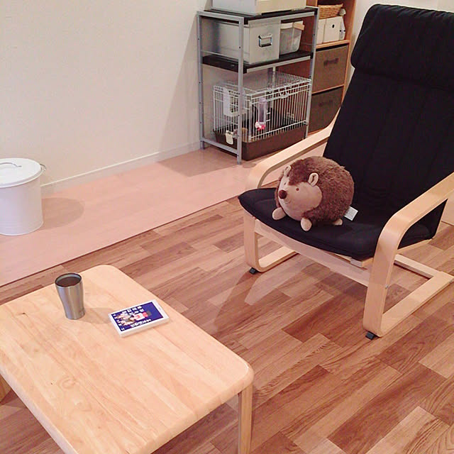 部屋全体/ひとり暮らし/IKEA/うさぎ/うさぎと暮らす...などのインテリア実例 - 2017-10-22 16:16:54