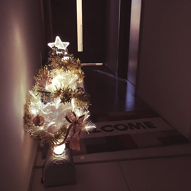 ナチュラル/クリスマス雑貨/照明/玄関/入り口のインテリア実例 - 2019-12-09 11:06:26