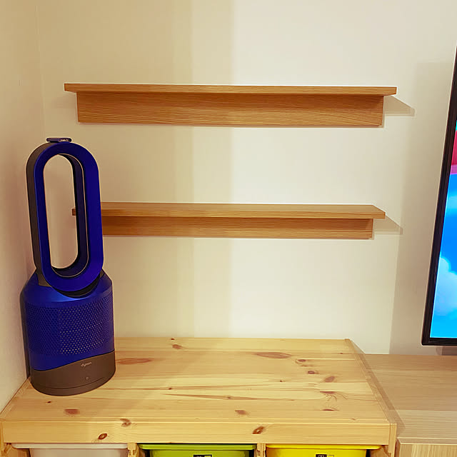 無印良品/シンプル/テレビ周り/壁にかけられる家具/棚...などのインテリア実例 - 2020-09-13 20:54:18