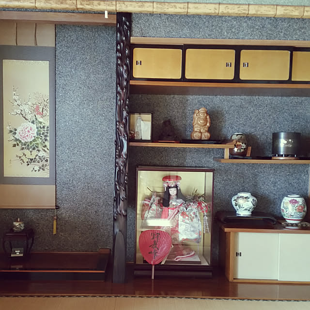 飾り棚 昭和レトロのおしゃれなインテリア・部屋・家具の実例 飾り棚 昭和レトロのおしゃれなインテリア・部屋・家具の実例