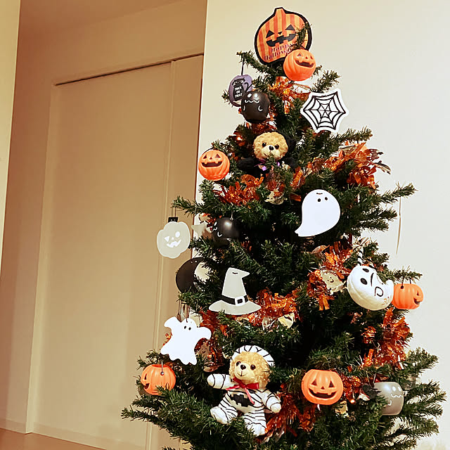 ダイソー ハロウィンツリーの商品を使ったおしゃれなインテリア ダイソー ハロウィンツリーの商品を使ったおしゃれなインテリア