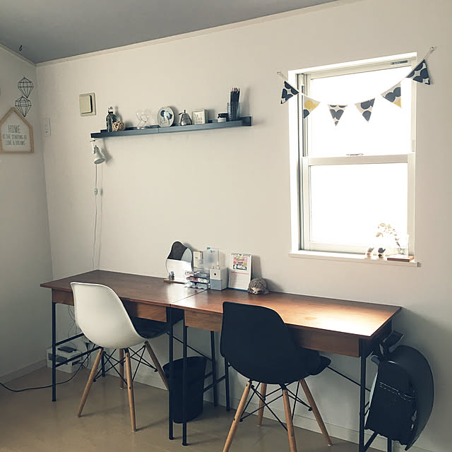 北欧インテリア/ウォールナット家具/IKEA/部屋全体のインテリア実例 - 2021-07-25 01:24:23