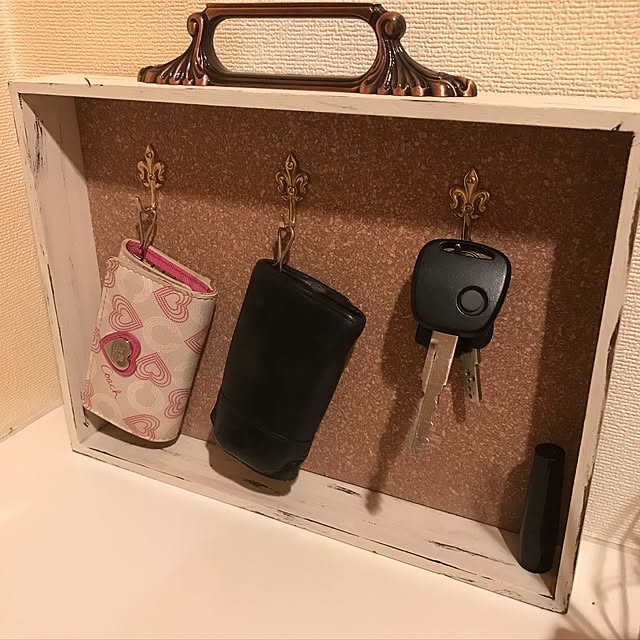 玄関/入り口/DIY/ハンドメイド/アンティーク/ナチュラルのインテリア実例 - 2017-03-23 22:05:39