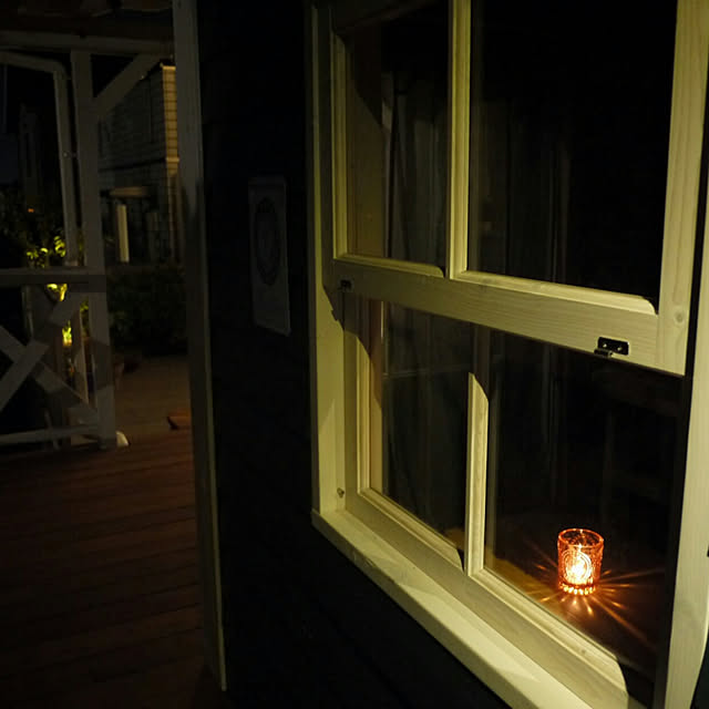 机/まど/キャンドル/ウッドデッキ/小屋のインテリア実例 - 2019-10-30 21:04:39