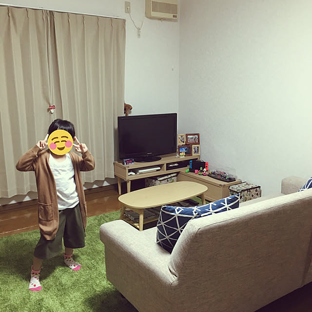 部屋全体/ソファ/2LDK/可愛くしたい！/賃貸でも諦めない！...などのインテリア実例 - 2018-08-27 00:38:09