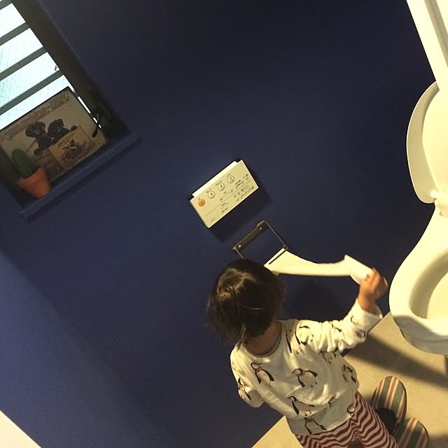 バス/トイレ/マテリオドロッグリ/トイレトレーニング中/リノベーション/中古住宅のインテリア実例 - 2015-04-19 09:28:50