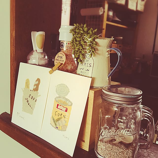 キッチン/いなざうるす屋さん/みどりの雑貨屋さん/フェイクグリーン/雑貨...などのインテリア実例 - 2016-06-14 11:26:25