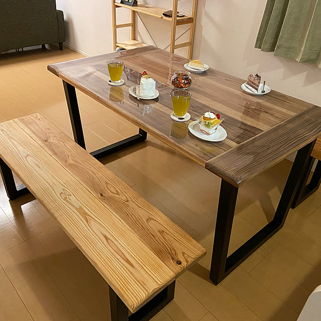 テーブル カフェ板DIYのインテリア・手作りの実例 | RoomClip テーブル カフェ板DIYのインテリア・手作りの実例 | RoomClip