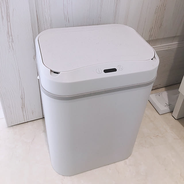 センサー付きゴミ箱/ゴミ箱/ホワイトインテリア/買ってよかったもの/バス/トイレのインテリア実例 - 2021-11-01 09:31:51