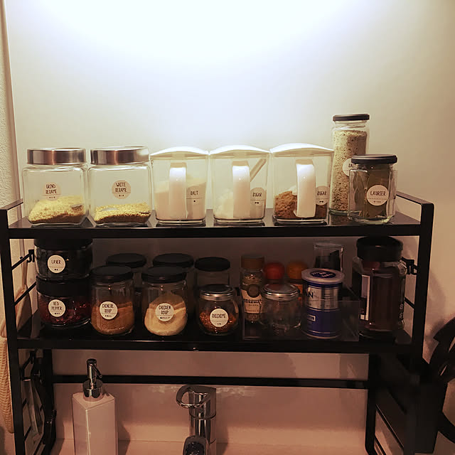 mugi.000202のtower-シンク上キッチン収納ラック タワー KITCHEN STORAGE RACK キッチンシェルフ/収納棚の家具・インテリア写真