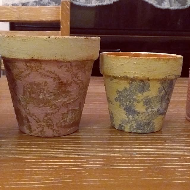 デコパージュ リメイク鉢のおすすめ商品とおしゃれな実例 デコパージュ リメイク鉢のおすすめ商品とおしゃれな実例