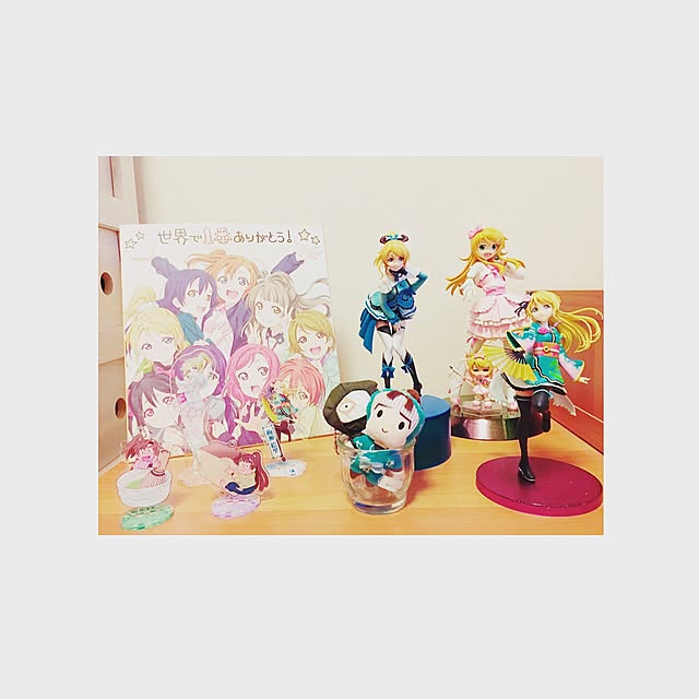 棚/ヲタクもお洒落に暮らしたい。/ヲタク部屋/ラブライブのインテリア実例 - 2016-10-22 22:09:14