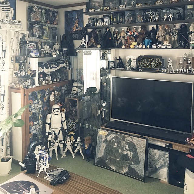 部屋全体/趣味部屋/スターウォーズ/ディズニー/プレイモービル...などのインテリア実例 - 2018-05-26 16:21:41