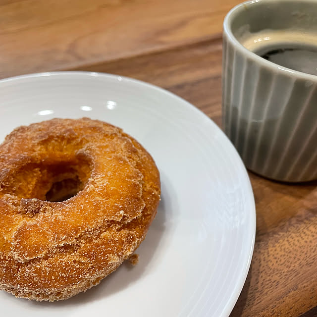 コーヒー好き/ホットケーキミックス/KEYUCAのコーヒーカップ/おうちカフェ/机のインテリア実例 - 2022-03-08 23:09:58
