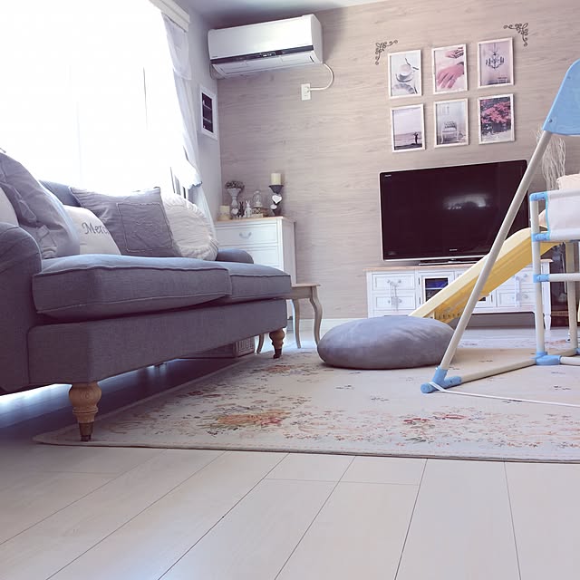 Lippityの-フレンチリネン クッションカバー ラウンド 60R 丸 60cm リネン おしゃれ 北欧 クッション カバー 換えカバー フランス製 麻 100% 丸洗い 大きい 大型 ふわふわ アンティーク アンティーク風 姫系 カフェ風 ハンドメイド 手作り レトロ 可愛い 白 フレンチ カントリー 国産の家具・インテリア写真