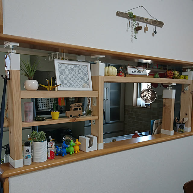 キッチン/初DIY/DIY/グリーンのある暮らし/100均のインテリア実例 - 2019-05-19 21:26:12