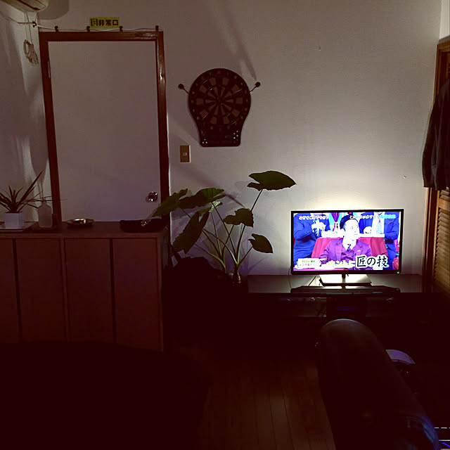 部屋全体/観葉植物/照明/モノトーンのインテリア実例 - 2018-12-19 12:49:06