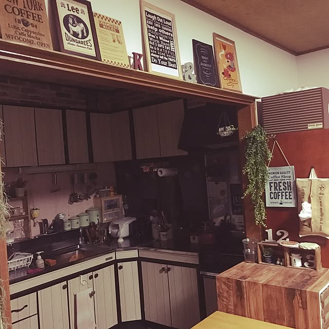 キッチン/男前/アンティーク/セリア/ダイソー...などのインテリア実例 - 2017-04-14 10:55:28