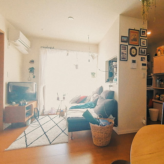 部屋全体/ソファ/ナチュラル/北欧/観葉植物のインテリア実例 - 2021-02-02 19:26:07