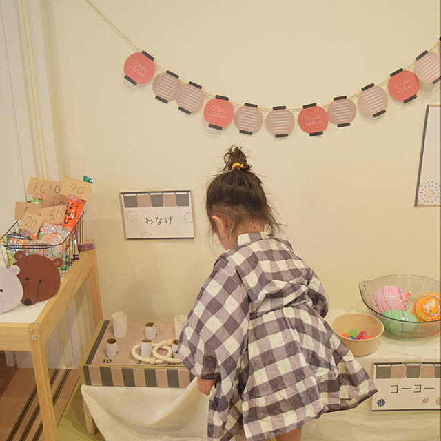 おうち夏祭り/部屋全体のインテリア実例 - 2020-08-18 14:38:06
