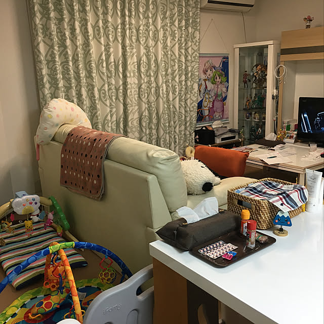 部屋全体/赤ちゃんのいる部屋/赤ちゃんのいる暮らし/あかちゃんのいる部屋/あかちゃんのいる家...などのインテリア実例 - 2018-10-17 23:04:36