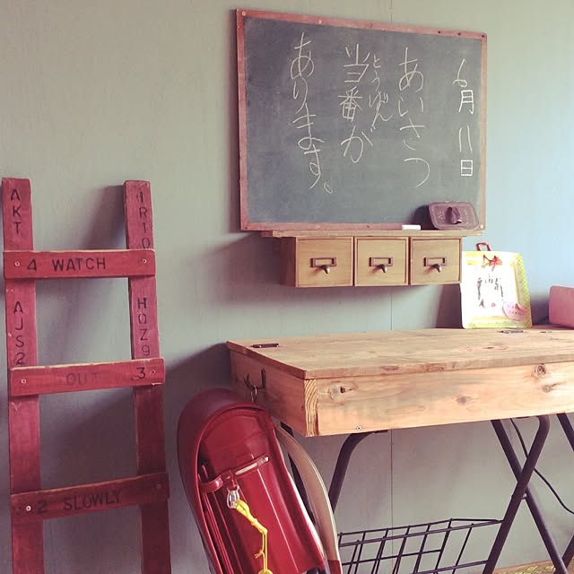 机/子供部屋 和室/リメイク/団地/DIY...などのインテリア実例 - 2015-06-07 16:38:59