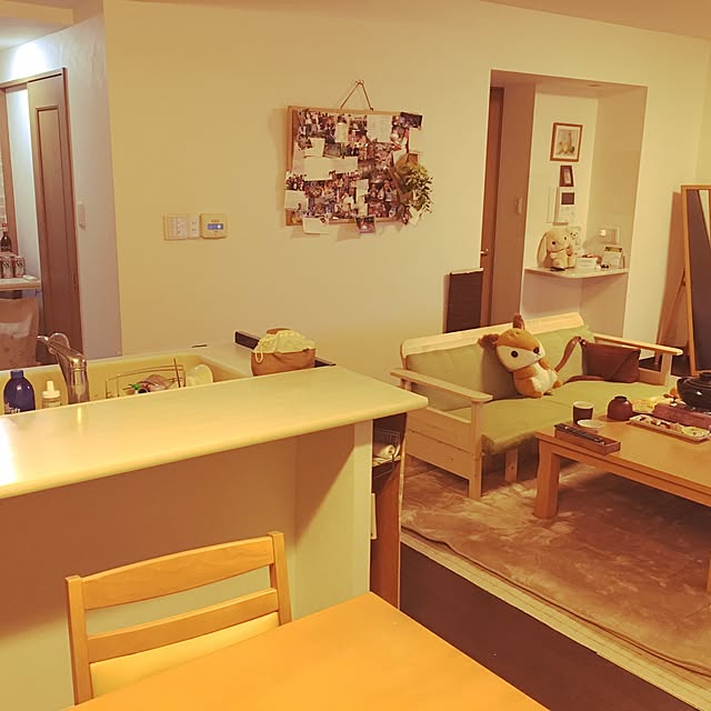 部屋全体/シンプル/ソファDIY/ソファ/DIY...などのインテリア実例 - 2017-02-12 18:29:54