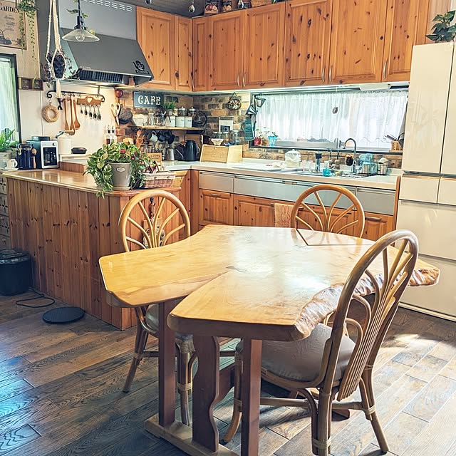 キッチン/ダイニング/自然素材/田舎暮らし/日本家屋...などのインテリア実例 - 2024-10-05 10:25:46