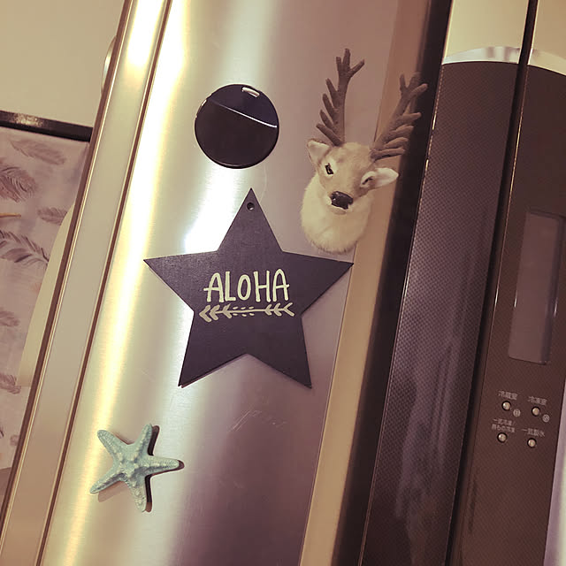 ALOHA/マグネット/キッチンのインテリア実例 - 2019-09-30 00:09:55