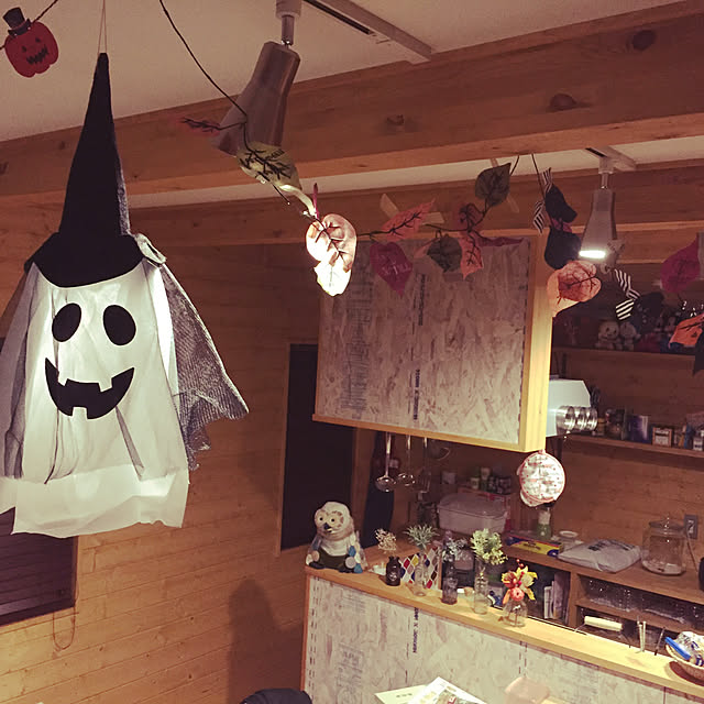 ライティングレール/Daiso/ハロウィン/ベスの家/BESSの家...などのインテリア実例 - 2020-10-10 15:34:03
