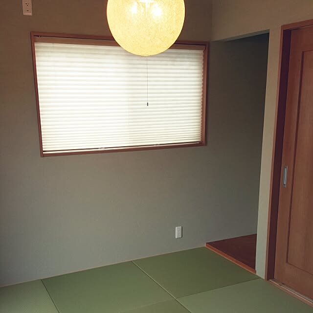 部屋全体/和室/琉球畳/照明のインテリア実例 - 2015-09-19 16:57:04