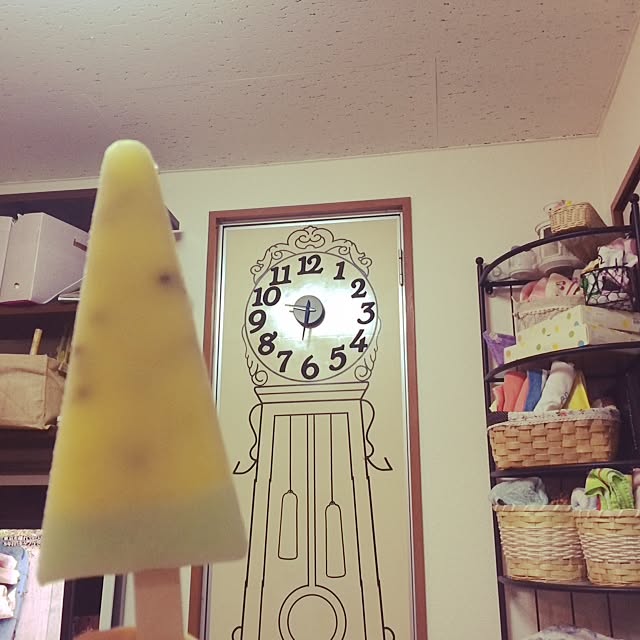 LadyMIAcatのSMILE-手作り DIY 壁 時計 ウォールクロック　模様替えにの家具・インテリア写真