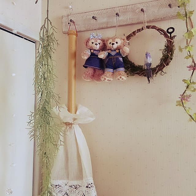 壁/天井/ナチュラル/雑貨/ハンドメイド/ディズニー...などのインテリア実例 - 2019-03-31 23:34:23