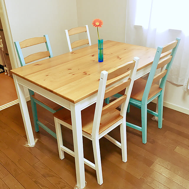 IKEA JOKKMOKK テーブル&チェア4脚イケア アンティークステイン4 IKEA JOKKMOKK テーブル&チェア4脚イケア アンティークステイン4
