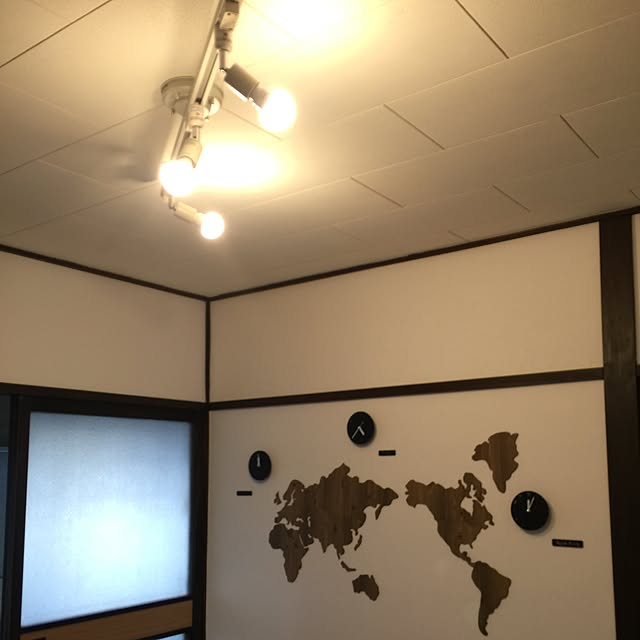 壁/天井/漆喰壁DIY/照明のインテリア実例 - 2016-02-12 19:47:23