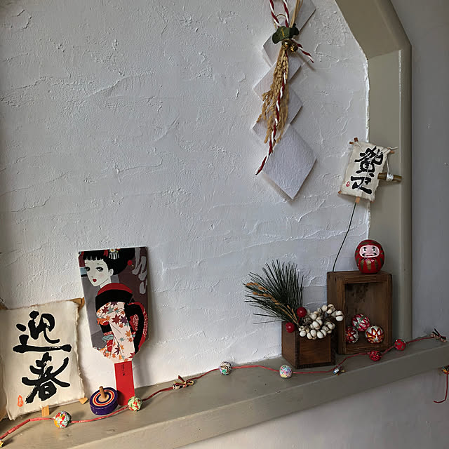玄関/入り口/玄関インテリア/ニッチディスプレイ/ニッチ/お正月インテリア...などのインテリア実例 - 2024-01-09 20:53:28