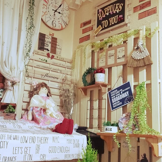 部屋全体/ハンドメイド/すのこのインテリア実例 - 2017-02-02 03:15:48