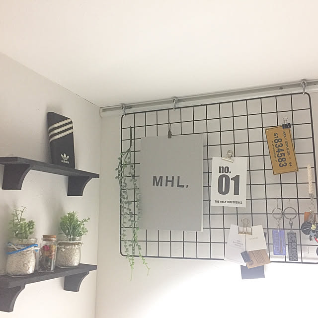 壁/天井/植物のある暮らし/ダイソー/プチプラ雑貨/見せる収納...などのインテリア実例 - 2018-03-24 20:01:54