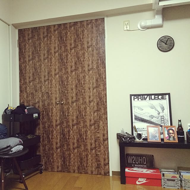 部屋全体/一人暮らし/100均/ダイソーのインテリア実例 - 2017-01-18 00:57:33