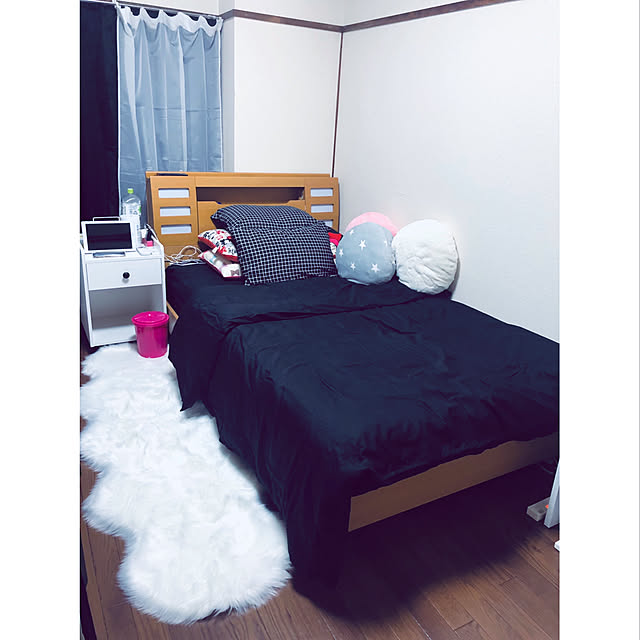 ニトリ/Amazon.com/ベッド周りのインテリア実例 - 2019-08-05 06:51:53