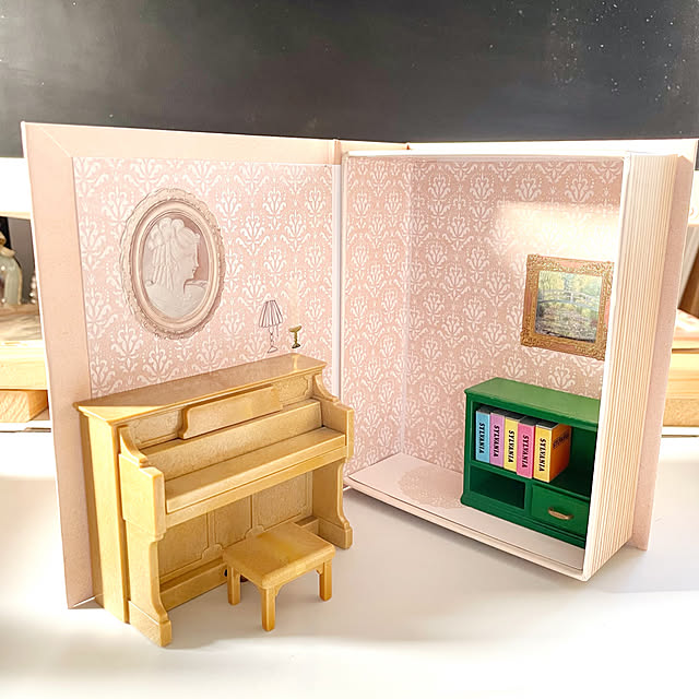 ドールハウス ミニチュア 手作りキット セット お花 レトロ