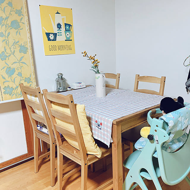 IKEA JOKKMOKK テーブル&チェア4脚イケア アンティークステイン4