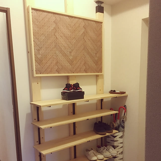 シューズラック 2×4材のおすすめ商品とおしゃれな実例 シューズラック 2×4材のおすすめ商品とおしゃれな実例